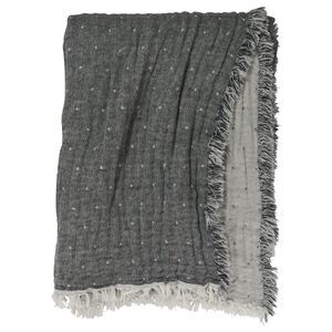 Johanna Howard Cozi Wool Blend Reversible Throw Blanket